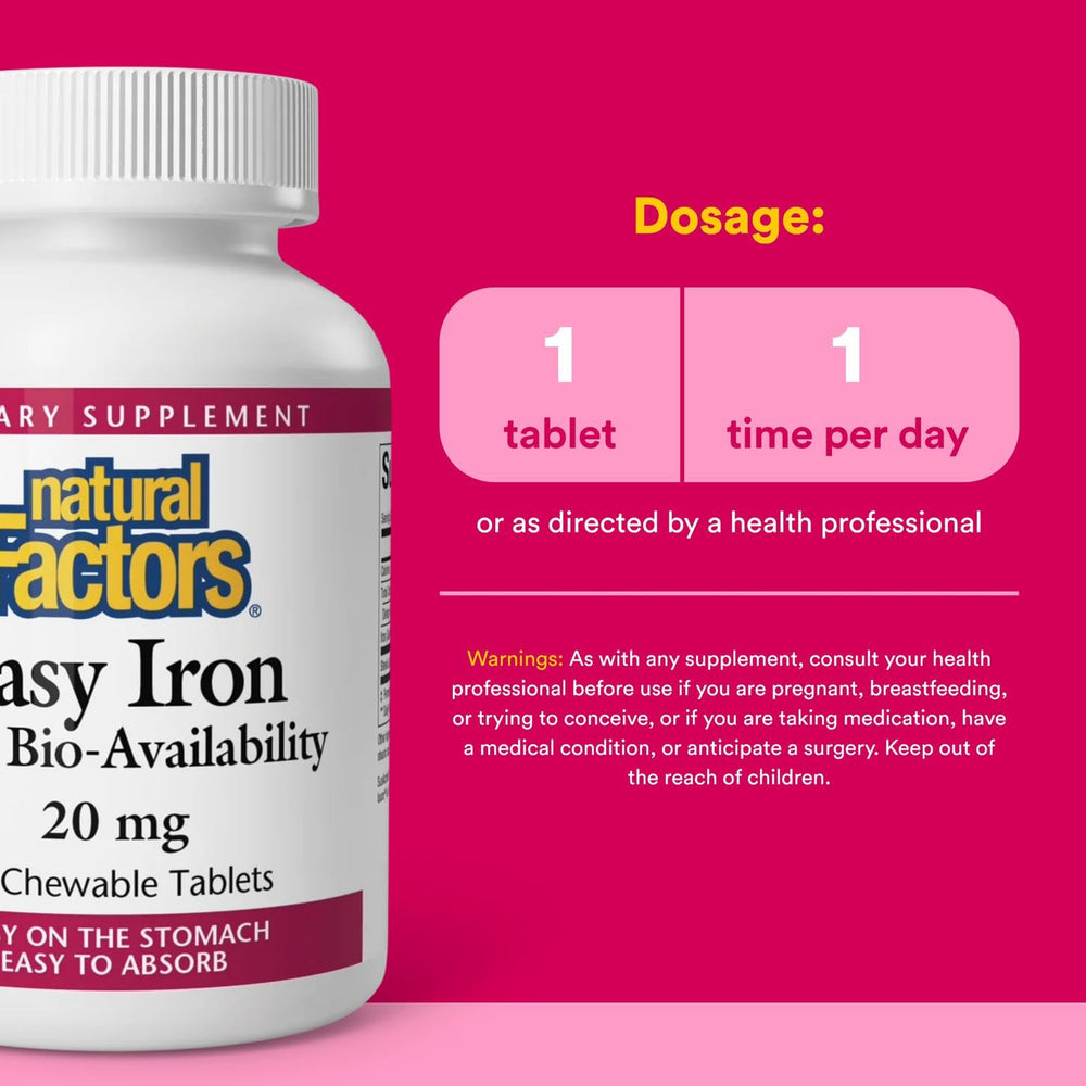 SunActive iron formula representation for Natural Factors