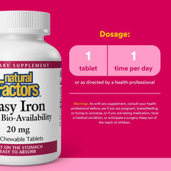 SunActive iron formula representation for Natural Factors