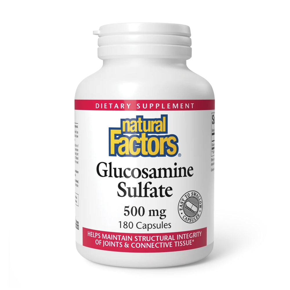 Natural Factors Glucosamine Sulfate bottle front label