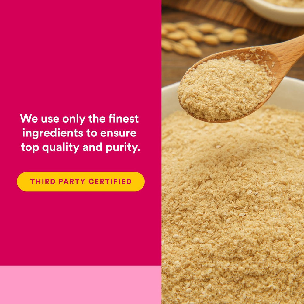 Supplement facts panel on packaging