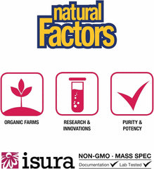 GMO-free and purity testing icons