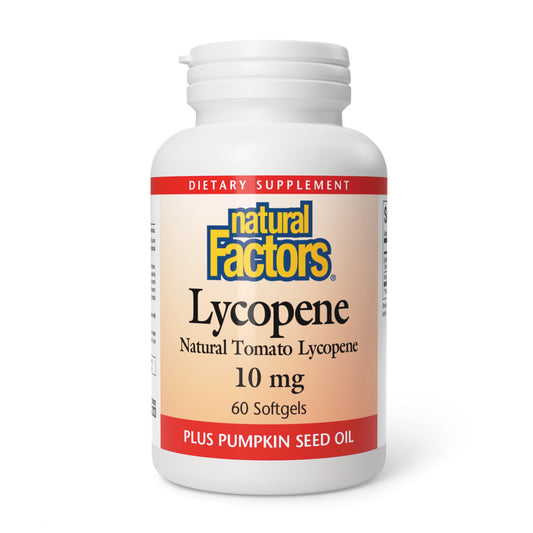 Natural Factors Lycopene 10 mg softgels bottle