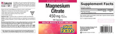 Natural Factors Magnesium Citrate 150 mg bottle – front view