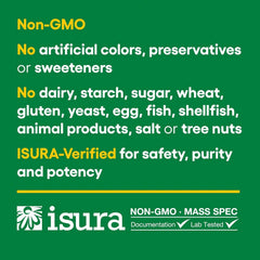 Close-up of product label for Natural Factors Men's Multivitamin & Mineral