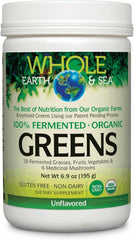 Natural Factors Organic Greens packaging