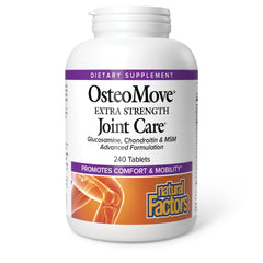 Bottle of Natural Factors OsteoMove Joint Care - front view