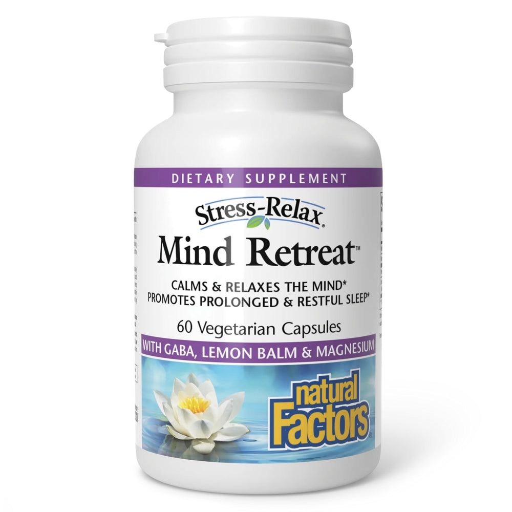 Mind Retreat bottle front view with label