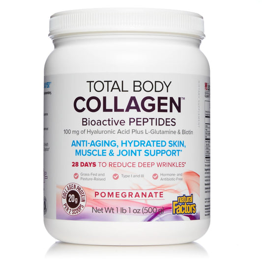 Natural Factors Total Body Collagen 500 g bottle