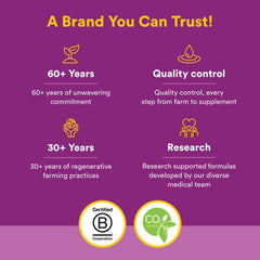 Non-GMO and organic certification symbols on the product