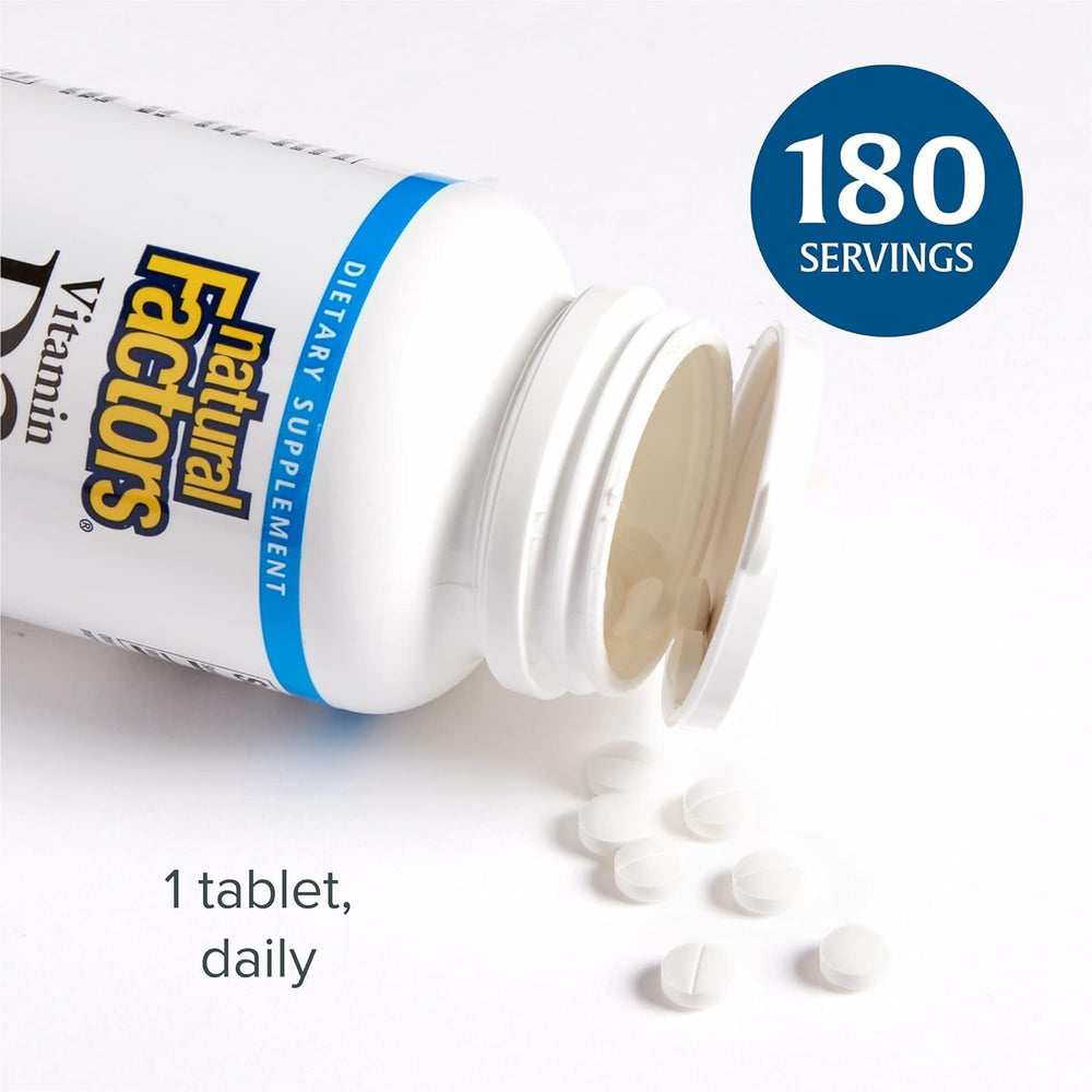 Close-up of Vitamin D3 1000 IU tablets