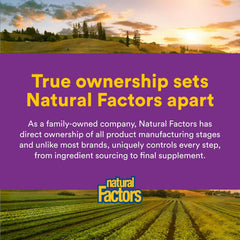 Product shot of Natural Factors Vitamin E 200 IU softgels with label