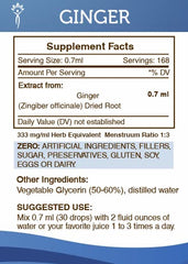 Natural ginger extract without artificial colors or flavors
