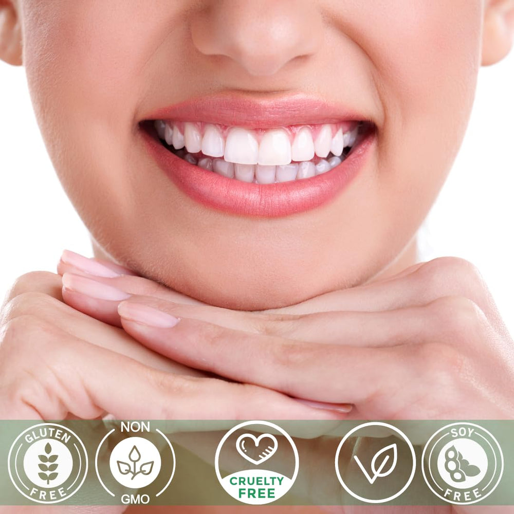 Gently applying pea-sized amount of PerioSpot to affected area