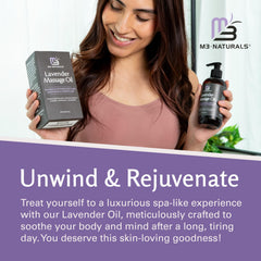 Natural ingredients and lavender oil label