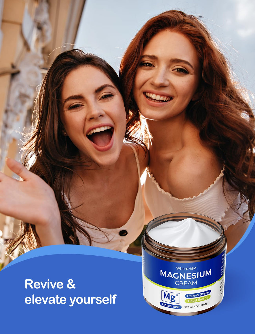 Gift-ready box of unscented magnesium lotion