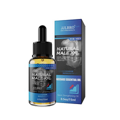 Natural Male Enhancement Oil bottle with packaging