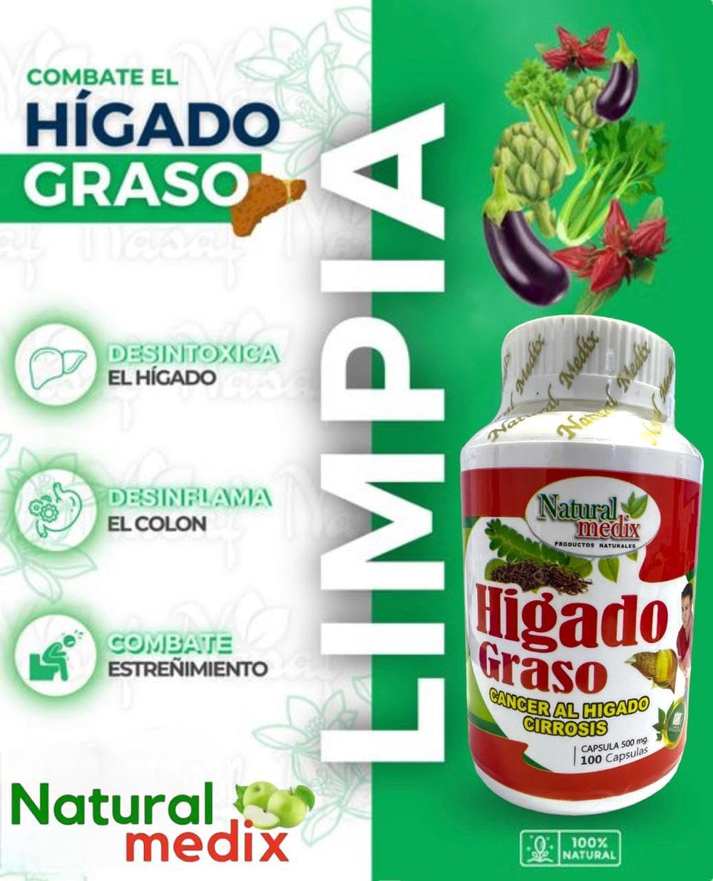 Close-up of artichoke, dragon's blood, and boldo ingredients used in Natural Medix liver supplement