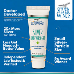 Application shot: soothing topical gel on skin