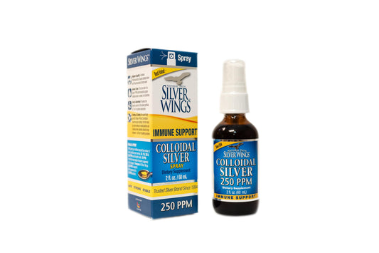 Natural Path Silver Wings 2oz spray in amber bottle