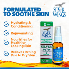 Close-up of Aloe Vera leaf juice and Tea Tree oil ingredients