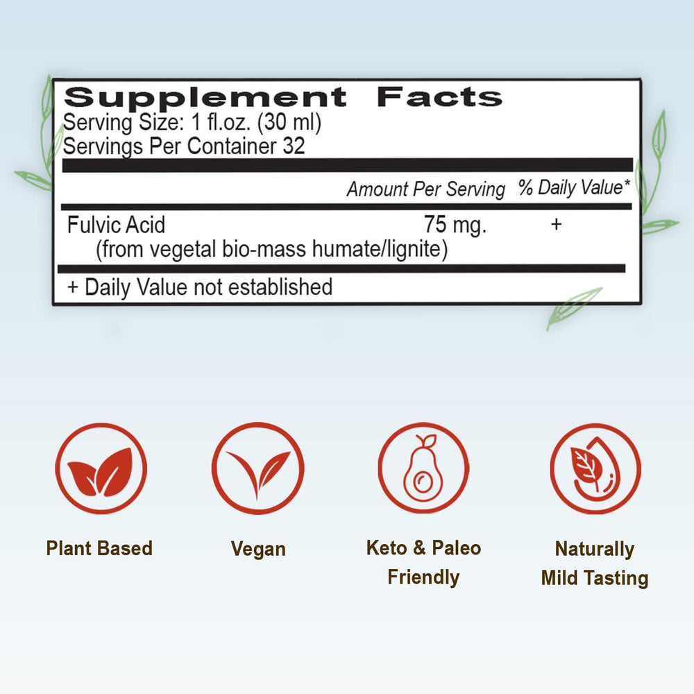 Natural plant-based humic sources used to extract minerals