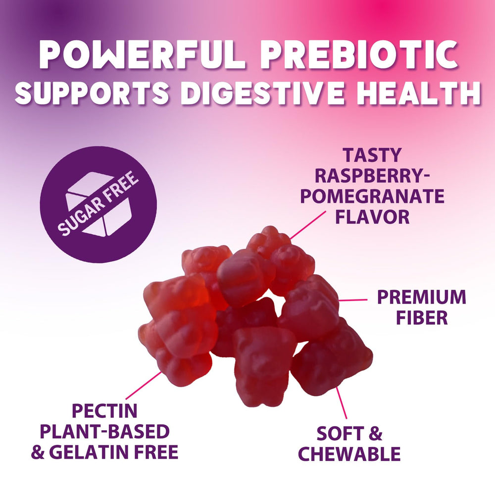 Natural Raspberry flavor gummy for adults