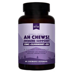Front packaging of Natural Rhythm Ah Chews! Immune Booster Lozenges