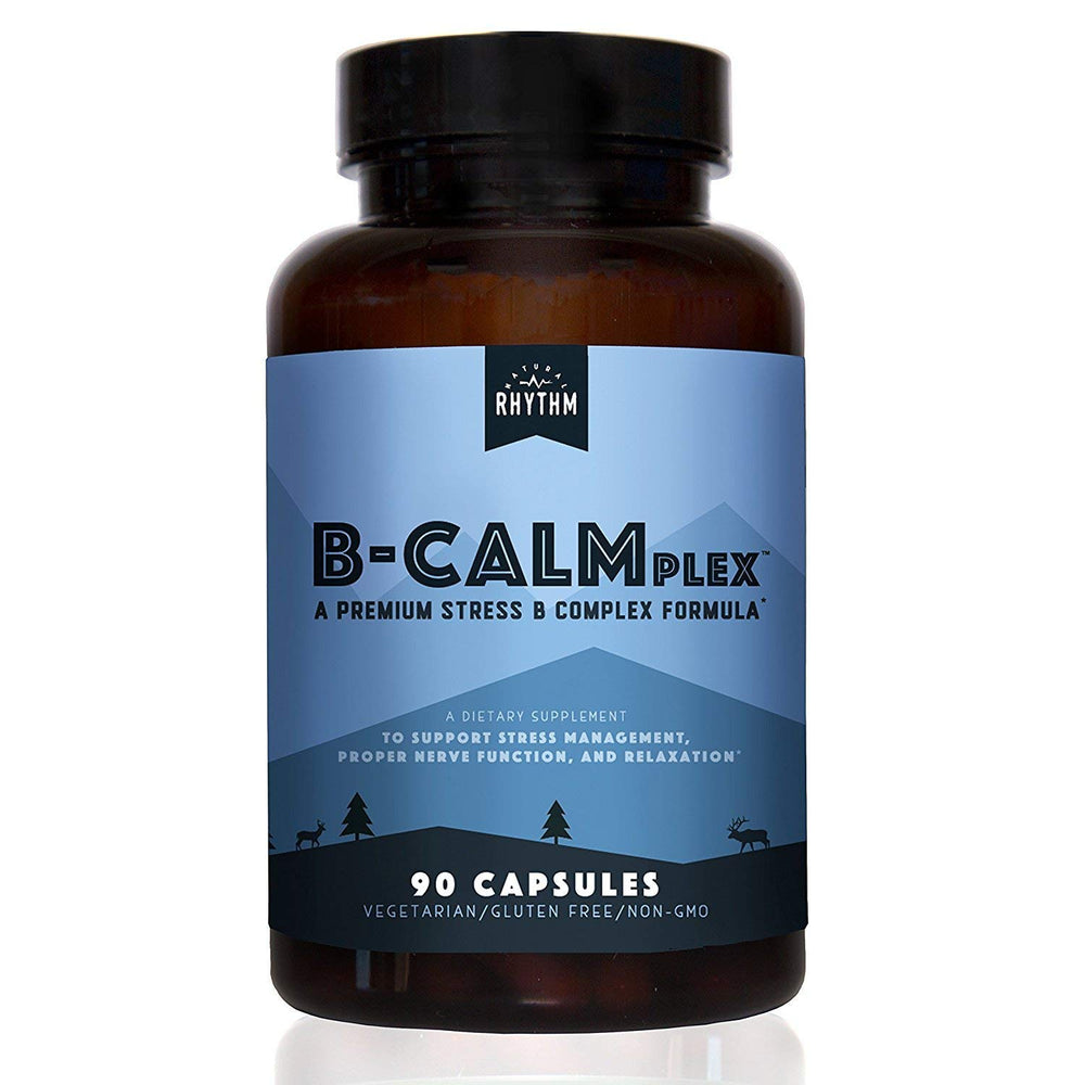 Natural Rhythm B-CALMplex bottle label on white background