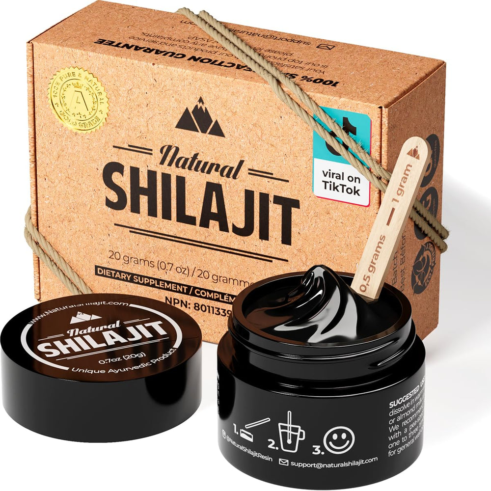 Natural Shilajit Resin – Grade A from Altai Mountains