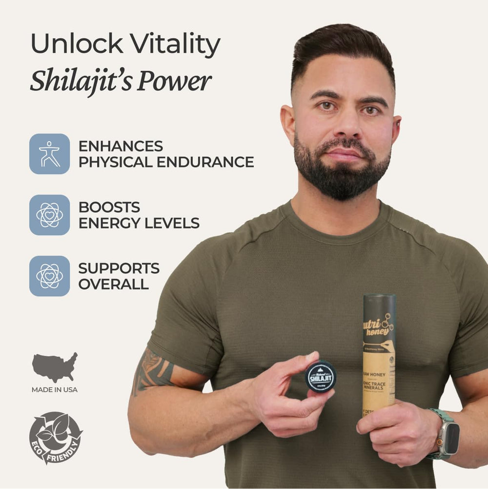Fulvic acid, trace minerals, and vitamins in Shilajit
