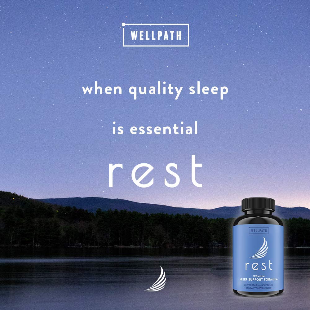 Natural, non-habit forming sleep supplement packaging