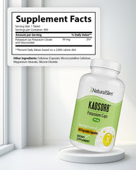 Close-up of highly absorbable potassium citrate formulation