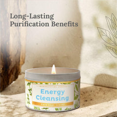 All natural soy wax sage candle 6oz for manifestation