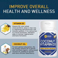 Ingredient highlights: vegan, gluten-free Vitamin D3 with coconut oil