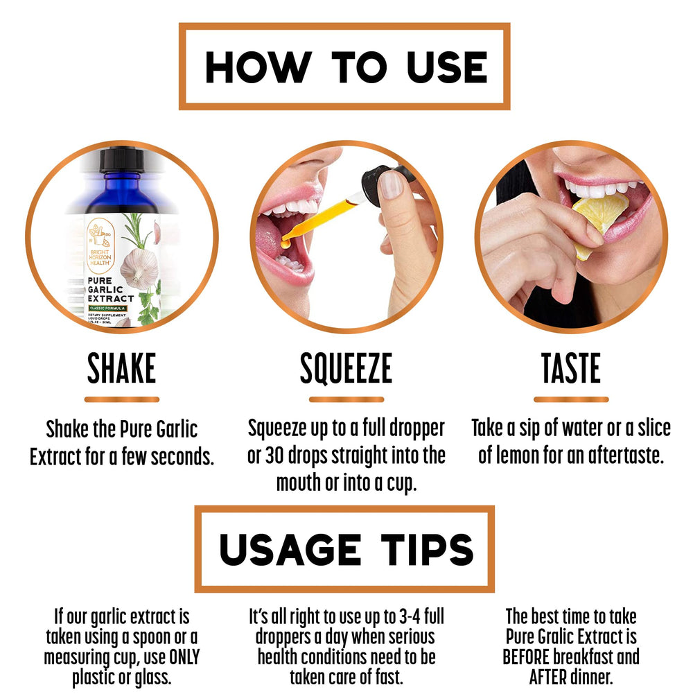 Natural superfood garlic liquid supplement image
