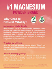 Product packaging for Natural Vitality Calm Specifics Calmful Muscles Watermelon 6 oz