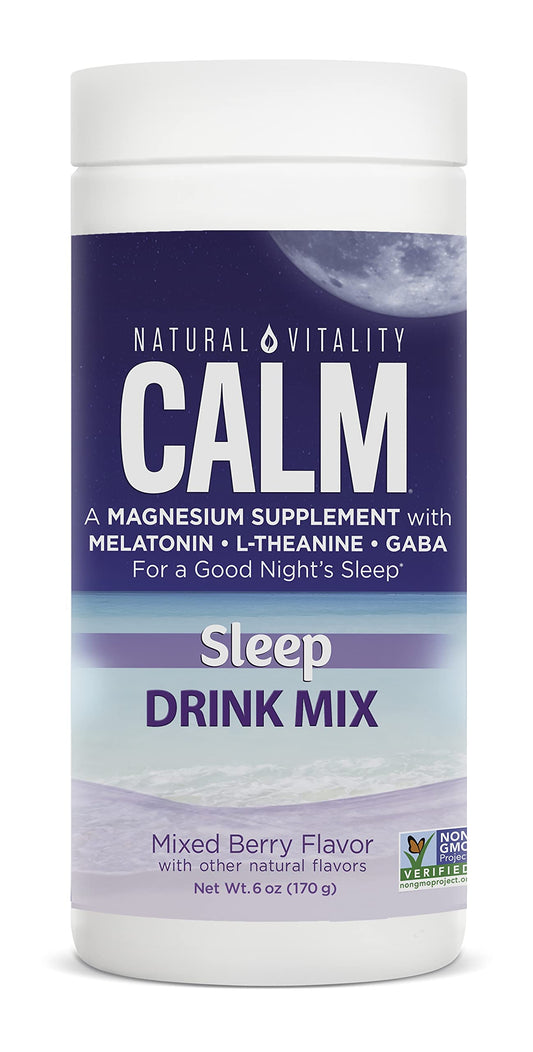 Natural Vitality Calmful Sleep mixed berry flavor bottle 6 oz