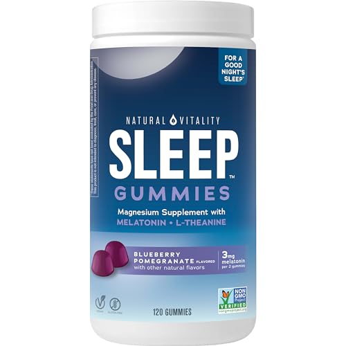 SLEEP Gummies packaging on wooden surface