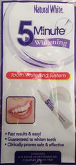 Natural White Lornamead 5 Minute Tooth Whitening System with duplex mouth tray and whitening gel