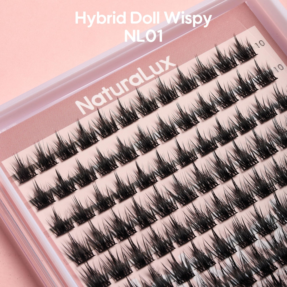 Naturallux Hybrid Doll Wispy 14mm close-up reveals soft drama with light feel.