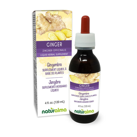 Naturalma Ginger tincture bottle with 4 fl oz label