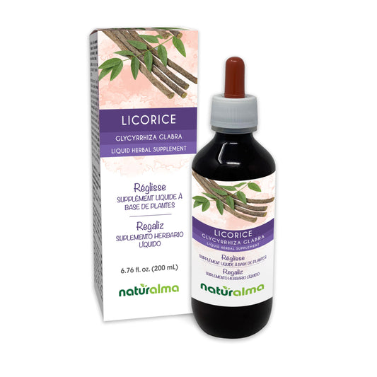 Naturalma licorice root tincture bottle 200 ml front view