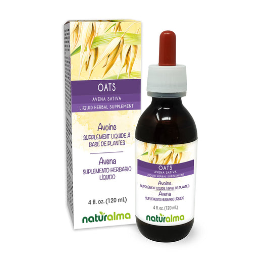Naturalma Oats Tops tincture bottle, 4 fl oz