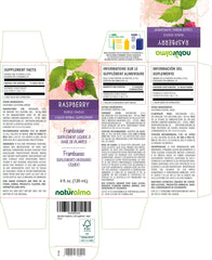 Naturalma Raspberry Leaf Tincture bottle side view