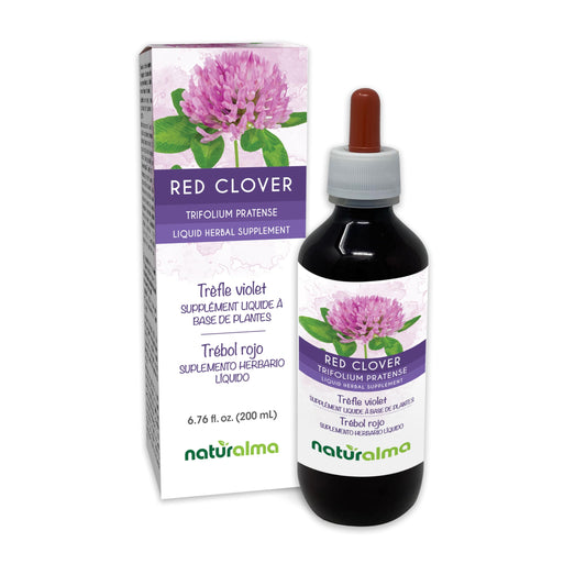 Bottle of Naturalma Red Clover tincture 6.76 fl oz