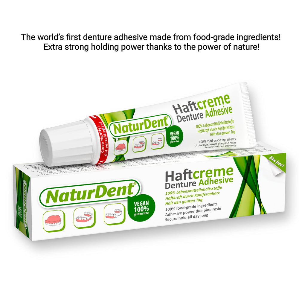 Smile with secure denture fit using NaturDent