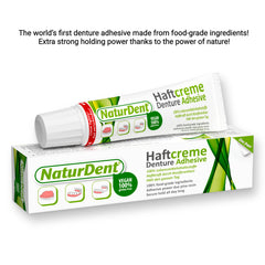 Smile with secure denture fit using NaturDent