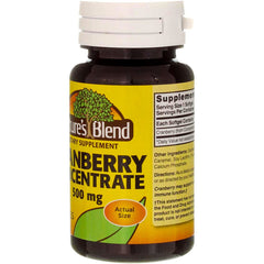 Daily wellness supplement with cranberry concentrate