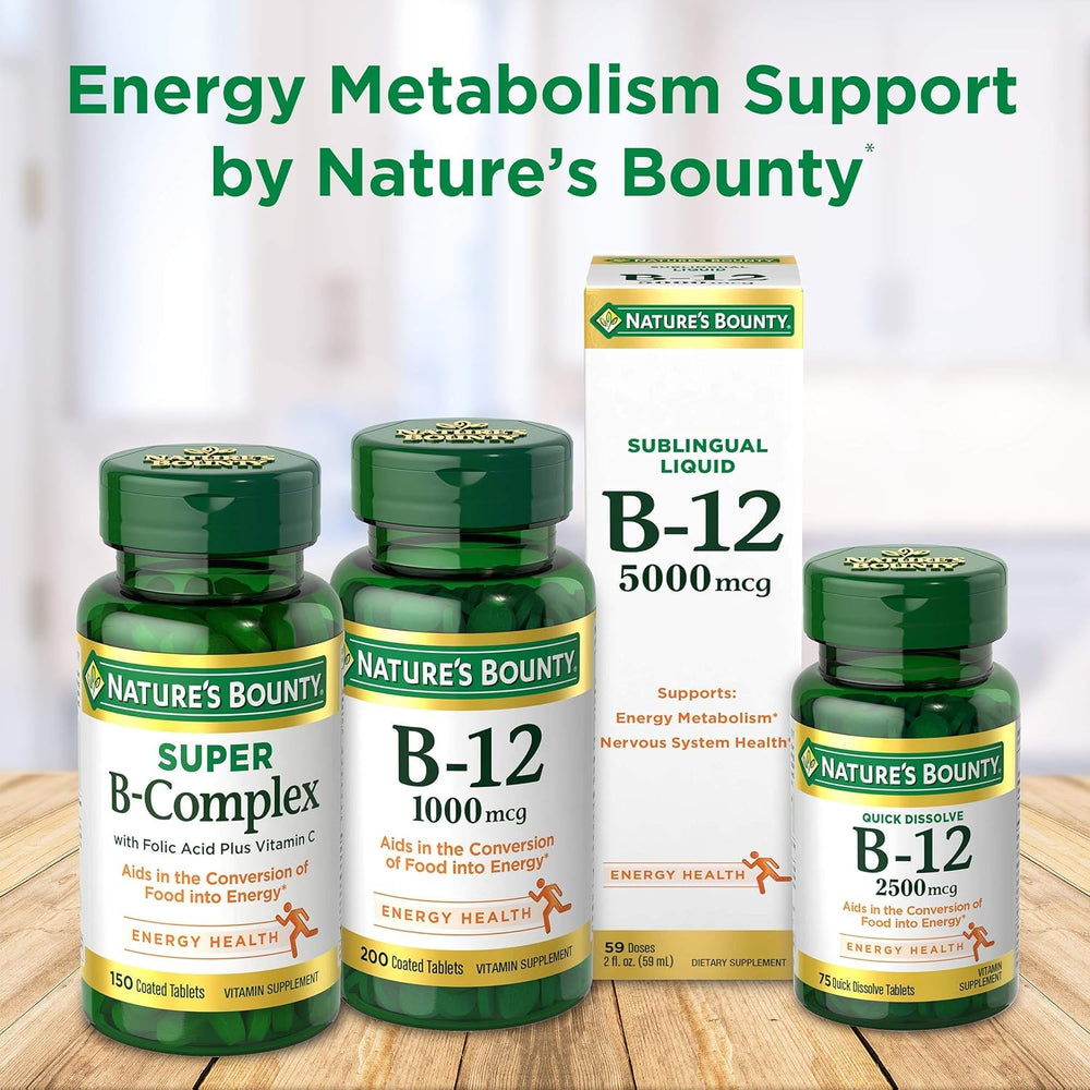 Nutrition facts panel for B-12 500 mcg microlozenges