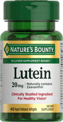 Nature's Bounty Lutein bottle front view